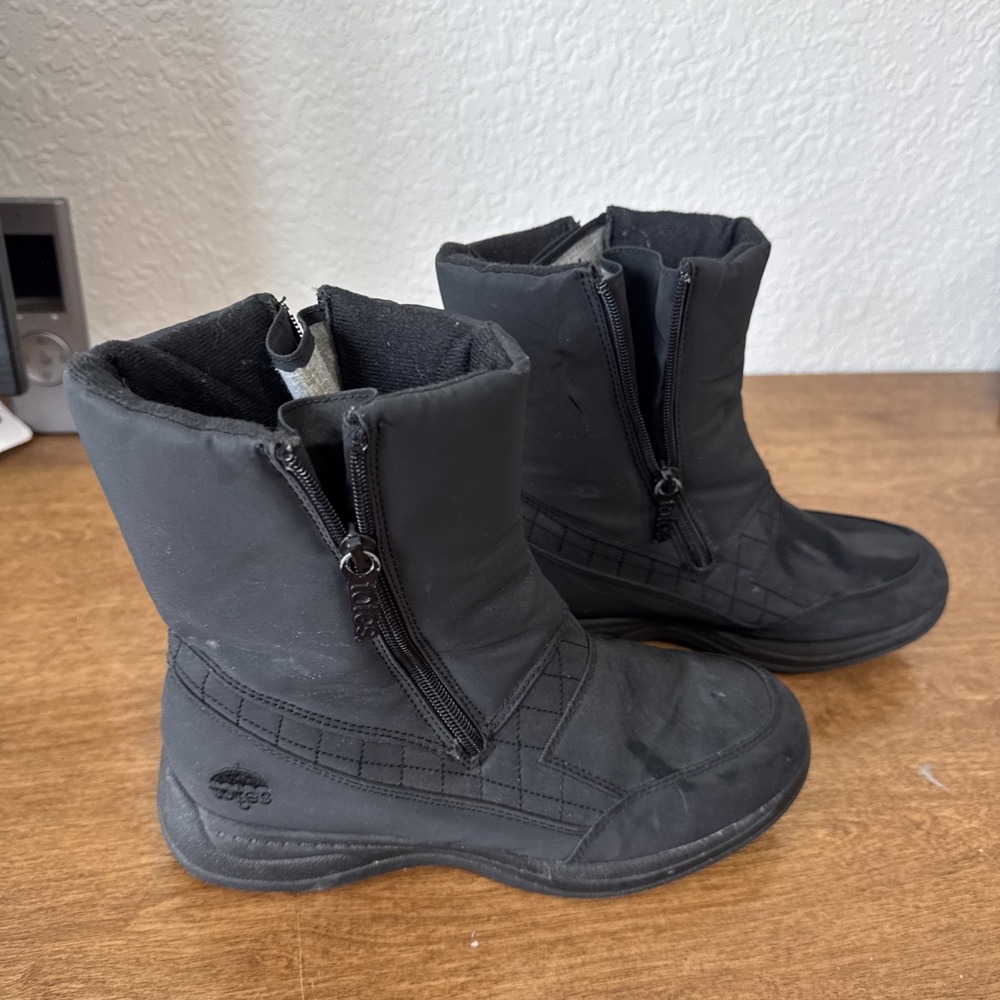 Totes Women's Winter Boots Style Kaitlyn  Black Size 8 - Picture 4 of 9